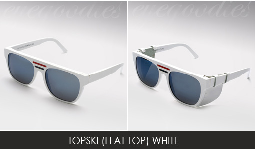 super topski sunglasses white