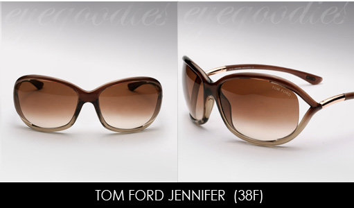 New colors for Tom Ford Jennifer include tomfordjennifersunglassesbrown