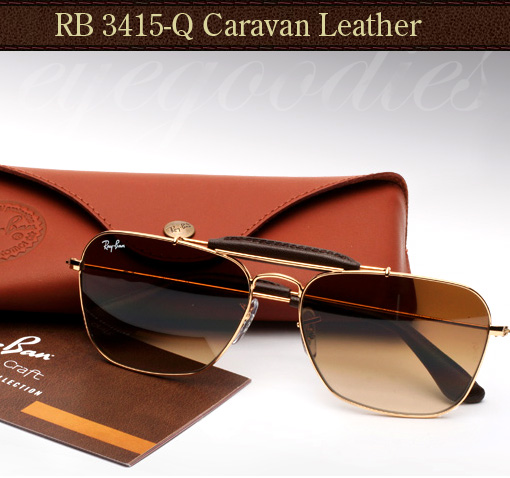 ray ban with leather