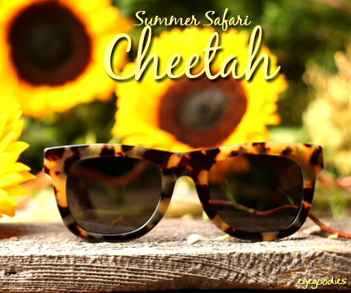 super summer safari cheetah sunglasses