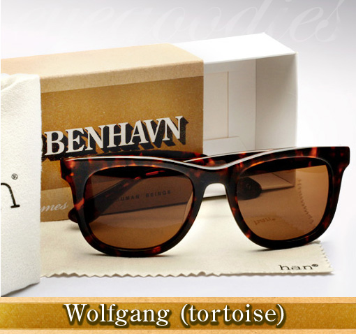 Han Wolfgang sunglasses in tortoise