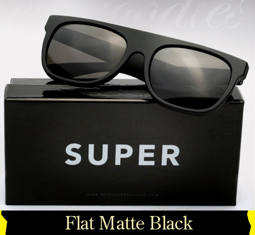 Super Flat Top Matte Black sunglasses