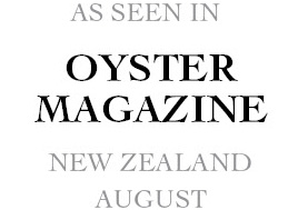 As seen in Oyster Magazine