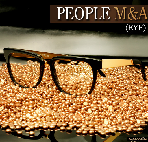 Super People Black & Gold Eyeglasses