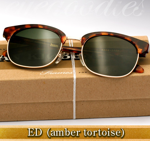 Han Ed Sunglasses in Amber Tortoise