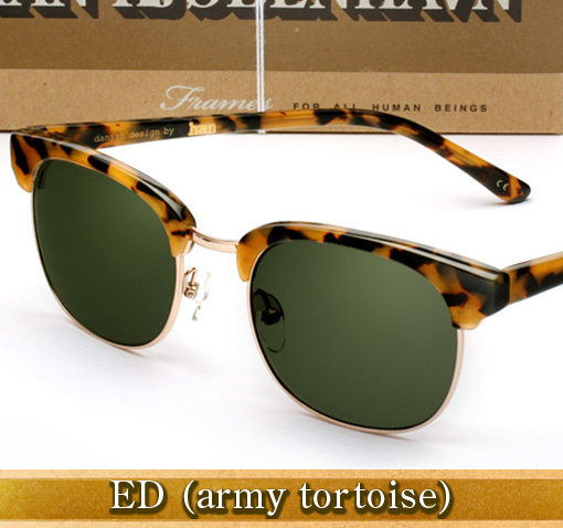 Han Ed Sunglasses in Army Tortoise