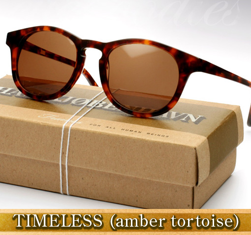 Han Timeless Sunglasses in Amber Tortoise