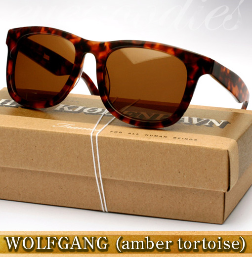 Han Wolfgang Sunglasses in Amber Tortoise