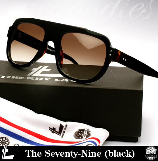 Shop Thierry Lasry The Seventy-Nine Sunglasses (black)