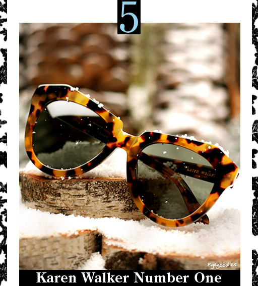 5. Karen Walker NUmber One Sunglasses