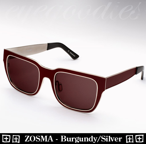 Ksubi Zosma - Burgundy / Silver Sunglasses