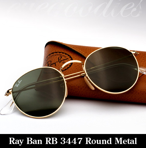 Ray Ban RB 3447 Round Metal sunglasses