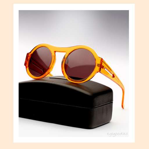 Karen Walker Bunny Sunglasses - Orange