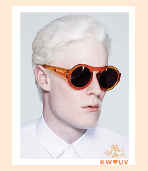 Karen Walker Bunny Sunglasses - Orange