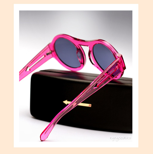 Karen Walker Bunny Sunglasses - Fuschia