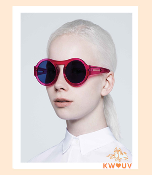 Karen Walker Bunny Sunglasses - Fuschia