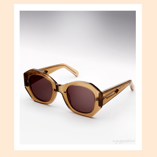 Karen Walker Patsy Sunglasses in Crystal Tea Brown