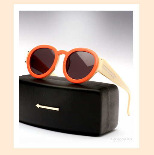 karen walker pegs sunglasses - cream