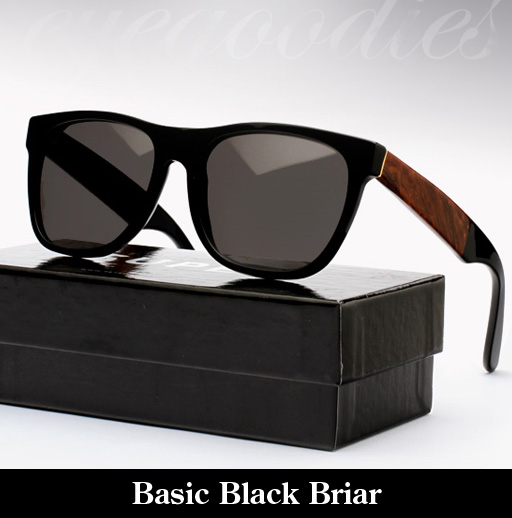 SUPER basic Black Briar Sunglasses