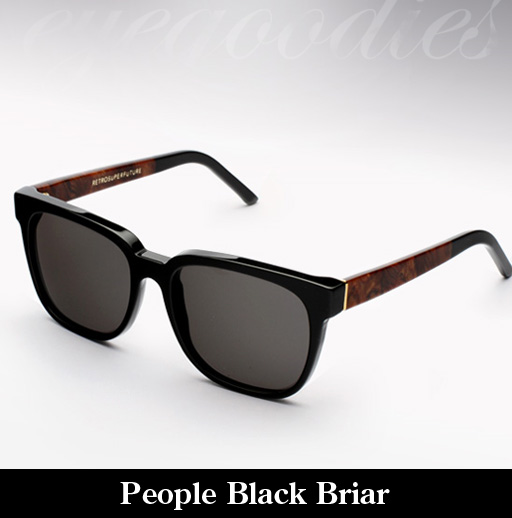 SUPER People Black Briar Sunglasses