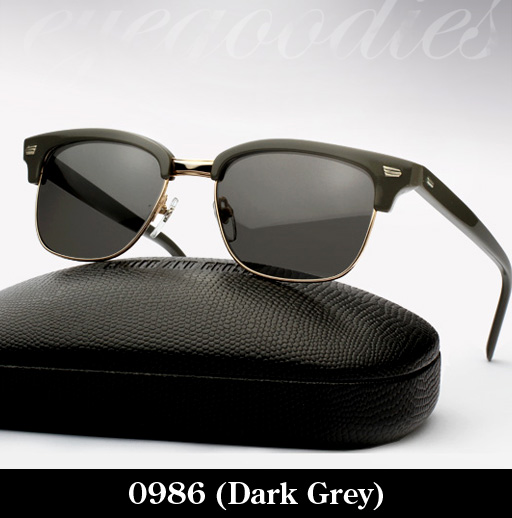 Cutler and Gross 0986 - Dark Grey Sunglasses