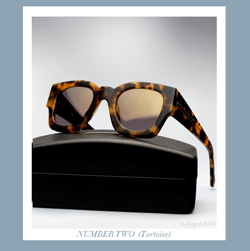 Karen Walker Number Two sunglasses - Tortoise