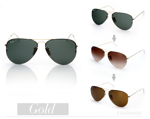 Ray Ban 3460 Sunglasses Aviator Flip Out