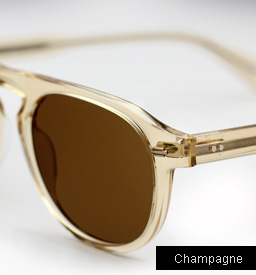 Garrett Leight Harding sunglasses - Champagne