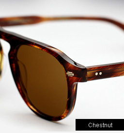 Garrett Leight Harding sunglasses - Chestnut