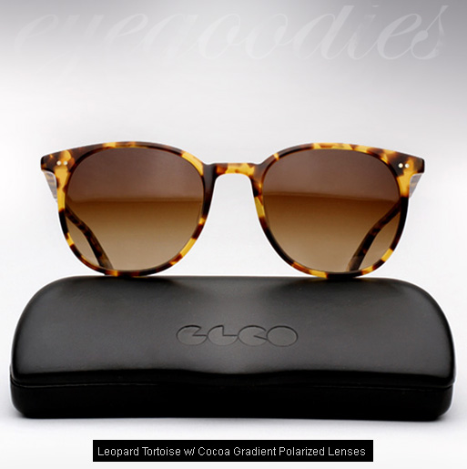 Garrett Leight Rialto Sunglasses-Leopard Tortoise