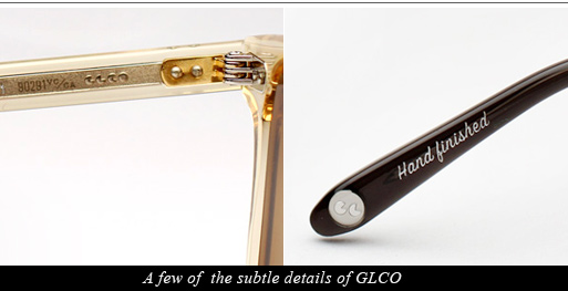 GLCO sunglasses-details