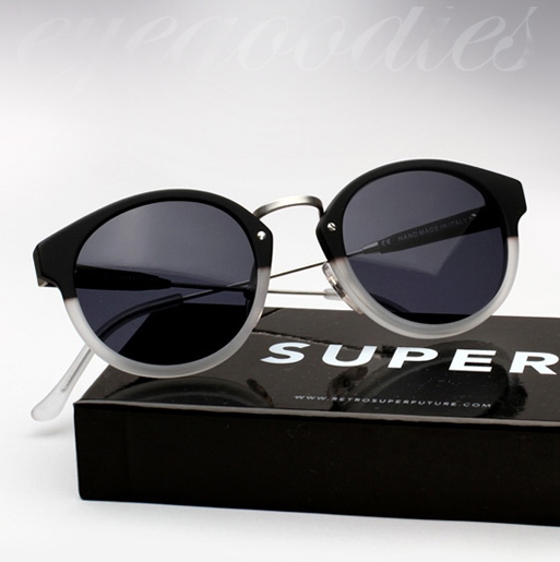 Super Panama Sunglasses - Matte Black and Crystal