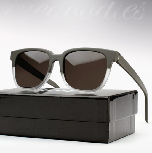 Super People Sunglasses - Matte Grey and Crystal