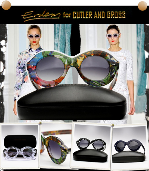 Cutler and Gross x Erdem Sunglasses