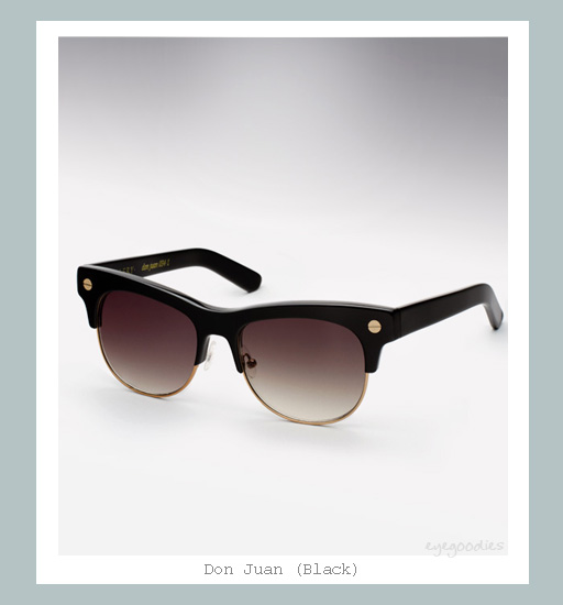 Ellery Don Juan Sunglasses - Black