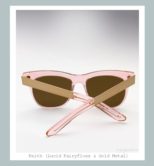 Ellery Keith Sunglasses - Lucid Fairyfloss & Gold Metal