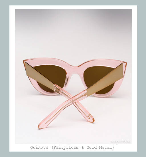 Ellery Quixote Cat eye Sunglasses - Fairyfloss & Gold Metal