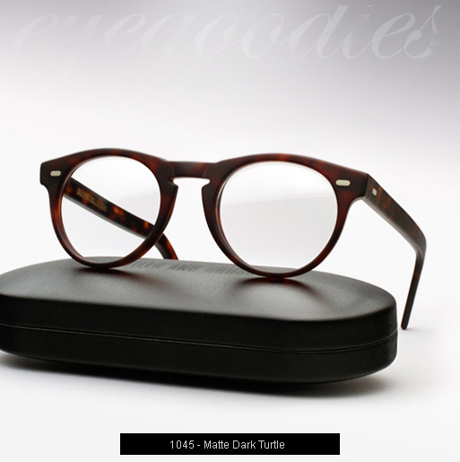 Cutler and Gross 1045 eyeglasses - Matte Dark Turtle