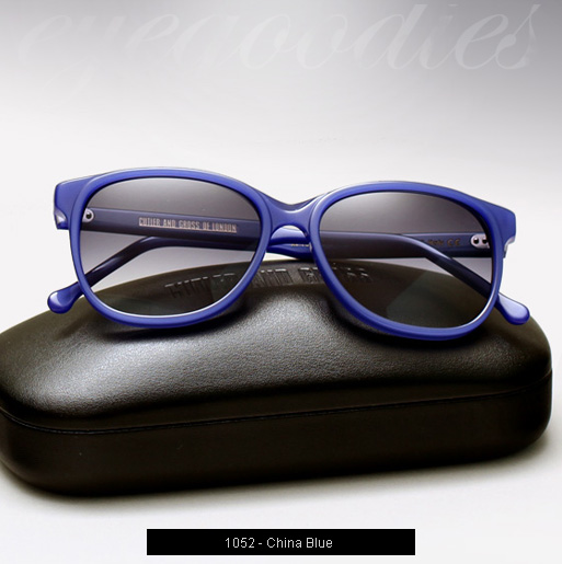 Cutler and Gross 1052 sunglasses in China Blue