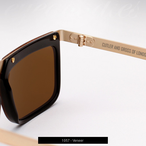 Cutler and Gross 1057 sunglasses in Veneer