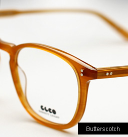 Garrett Leight Kinney eyeglasses - Butterscotch