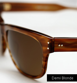 Garrett Leight Superba Sunglasses - Demi Blonde