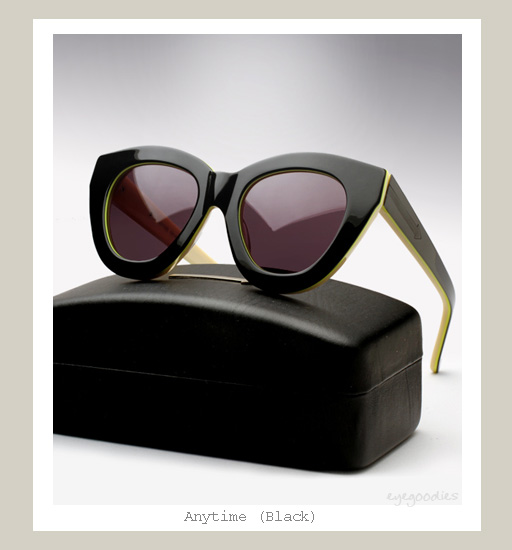 Karen Walker Anytime Sunglasses - Black