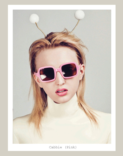 Karen Walker Cabbie Sunglasses - Pink