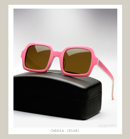 Karen Walker Cabbie Sunglasses - Pink