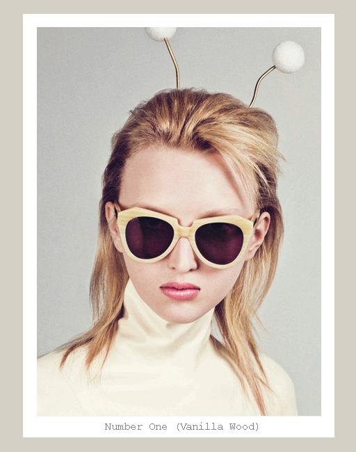 Karen Walker Number One sunglasses - Vanilla Wood