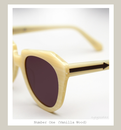Karen Walker Number One sunglasses - Vanilla Wood