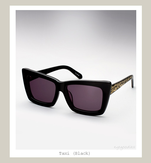 Karen Walker Taxi Sunglasses - Black