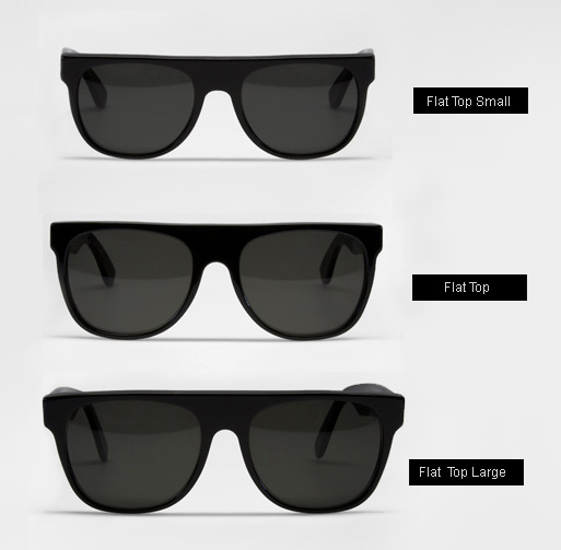 Super Flat Top Large Sunglasses