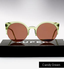 Lucia Candy Green Sunglasses